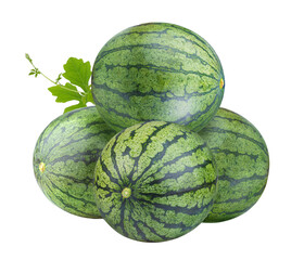 watermelon isolated on transparent png