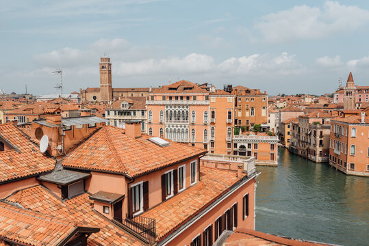 Rooftop view in Venice, Italy