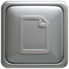 icono 3d de documento