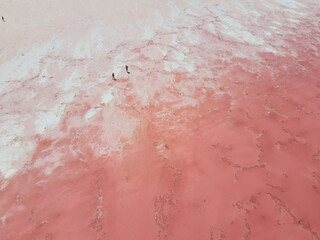 Hutt Lagoon in Summer, Pink Lake - Port Gregory, Western Australia