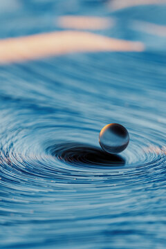 futuristic blue data lines 