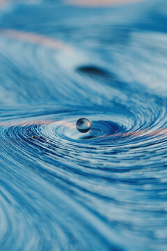 futuristic blue data lines 