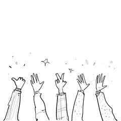applause hand drawn