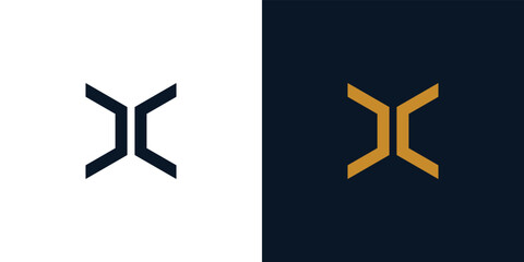 Obraz premium Modern and elegant DC logo design