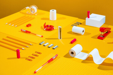 Office elements neatly ordered