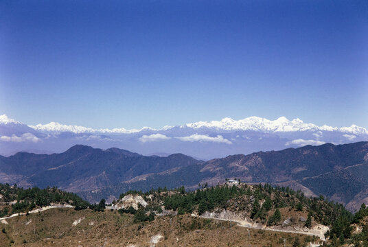 Himalaya Mountain Range in Nepal