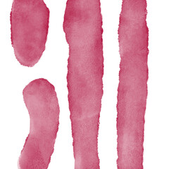 Red Rouge Watercolor Abstract Shape Transparent 