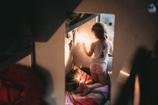 childhood  in the train



