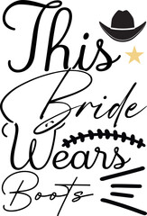 this bride wears boots