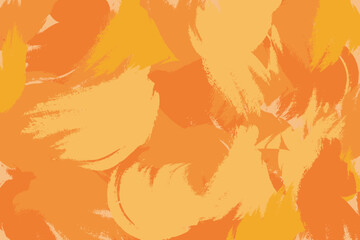 Orange grunge brush stroke background
