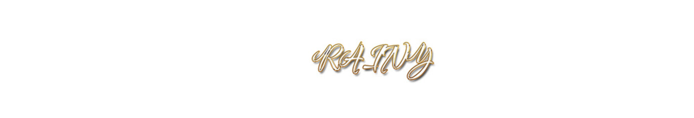 Naklejka premium Rainy word gold typography banner with transparent background