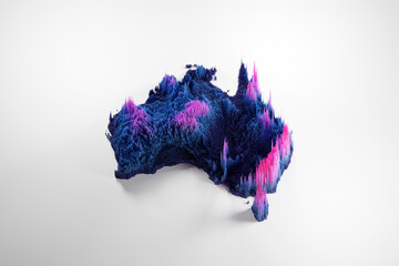 Australia Height data visualization