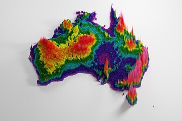 Australia Height data visualization
