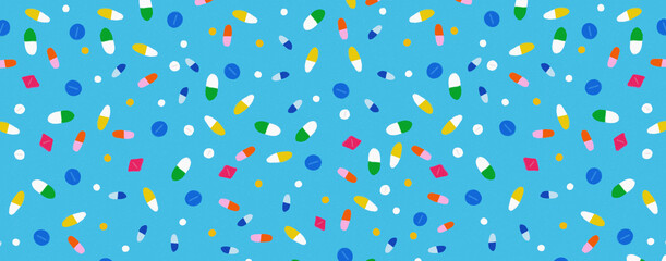 Medicine pills illustration