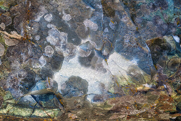 Colorful natural stone background texture. Stone texture background. Details of stone texture.