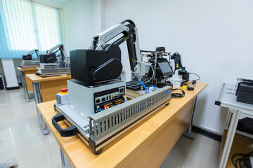 Robot engineers invent robots of the future that can replace humans.
