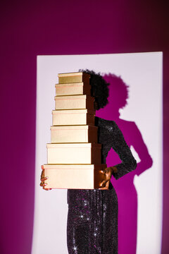 A lot of gifts for the holiday concept