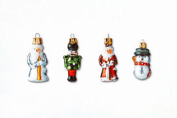 Retro Christmas tree decorations