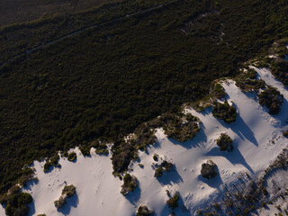 Sand Dunes from above - North Western Australia 