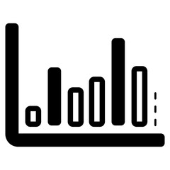 statistic bar chart illustration