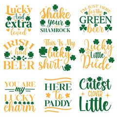 St Patrick's day t-shirts bundle