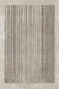 abstract painting filled with dots