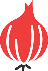Onion Vector Icon
