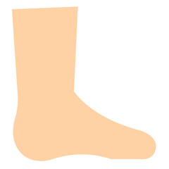 foot flat icon