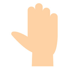 Obraz premium hand flat icon