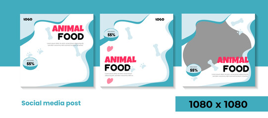 Animal food Social media post