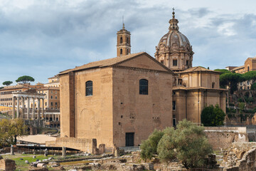 Ancient senate house in Rome