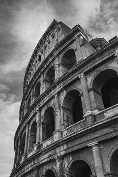 Close-up of the Colosseum 