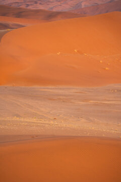 Sand Dunes in the Namib Desert, Namibia, Africa.