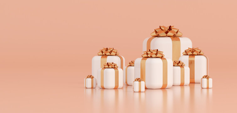 Christmas gifts 3D 