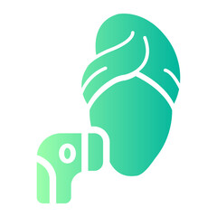 facial gradient icon