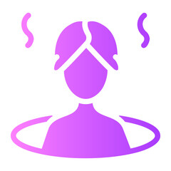 sauna gradient icon