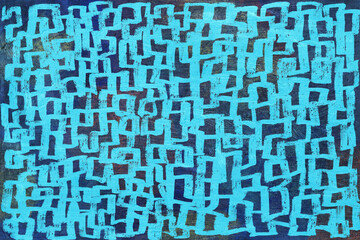 abstract painting with brushstrokes