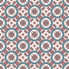 Abstract tileable geometric pattern. A seamless background, vintage texture.	