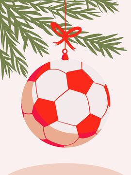 Soccer Ball Christmas Ornament