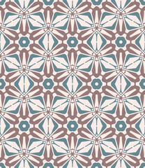 Abstract tileable geometric pattern. A seamless background, vintage texture.	