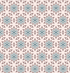 Abstract tileable geometric pattern. A seamless background, vintage texture.	