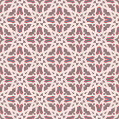 Abstract tileable geometric pattern. A seamless background, vintage texture.	