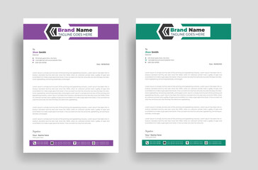 Professional Business letterhead Design template