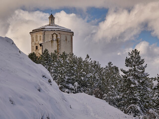 GRAN SASSO: Inverno e neve al Castello di Rocca Calascio -L'Aquila 