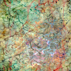 Modern abstract blur painted seamless background in soothing natural tones