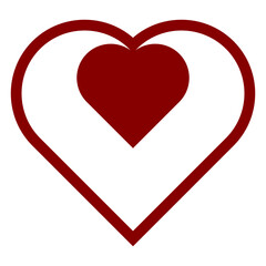 heart valentines day vector design