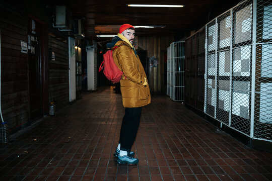 Man In Passage. 