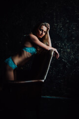 Fototapeta premium woman in the night