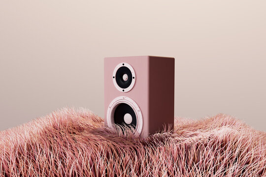 pink music amplifier