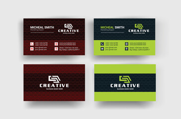 Creative and professional Business card design template 